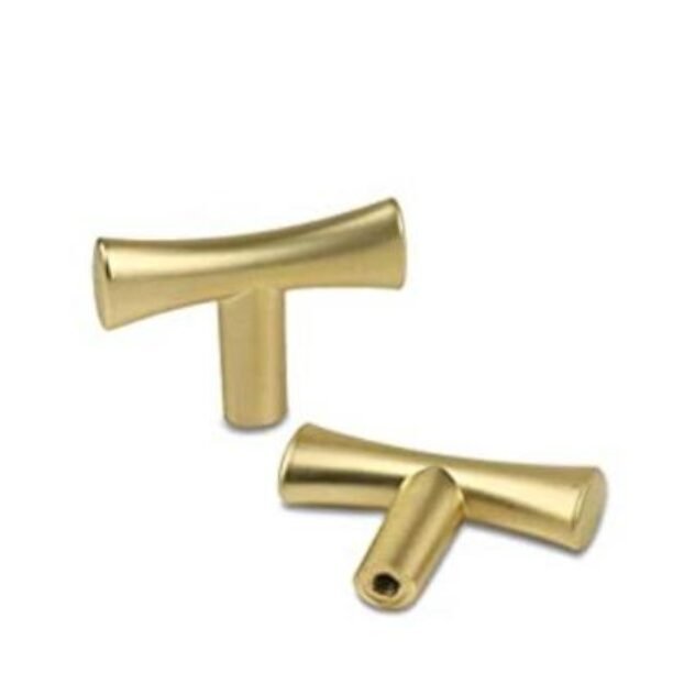 Curved Gold Knob